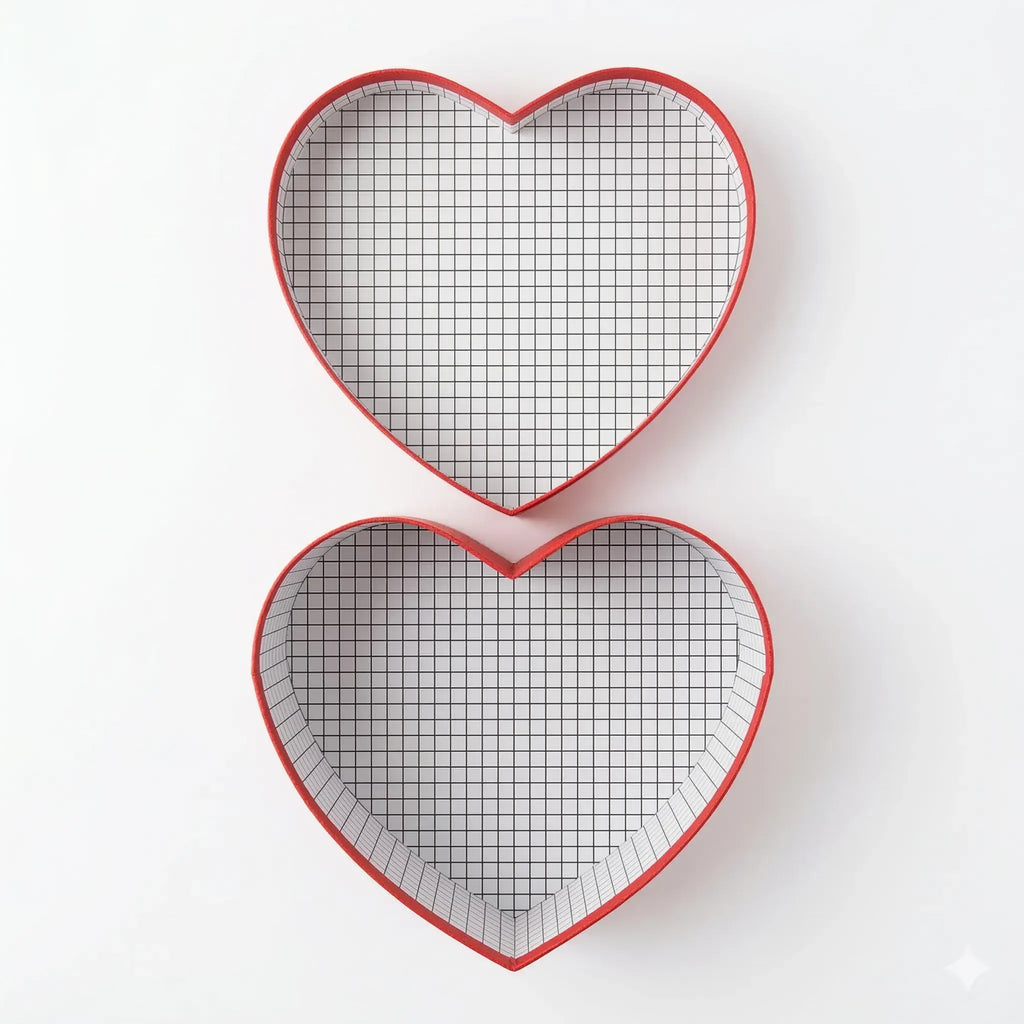 Caja de Regalo Corazón Rojo (18x17x8cm)