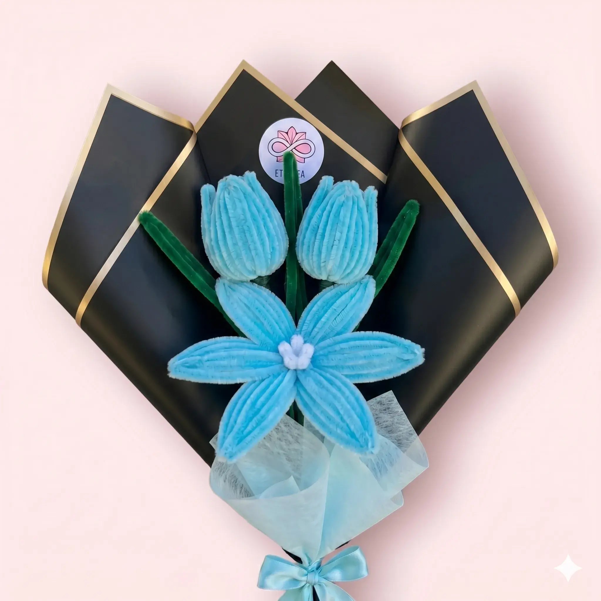Ramo de 1 Lirio y 2 Tulipanes