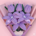 Ramo de 3 Lirios y 3 Tulipanes