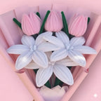 Ramo de 3 Lirios y 3 Tulipanes
