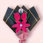 Ramo de 1 Lirio y 2 Tulipanes