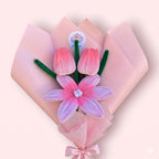 Ramo de 1 Lirio y 2 Tulipanes