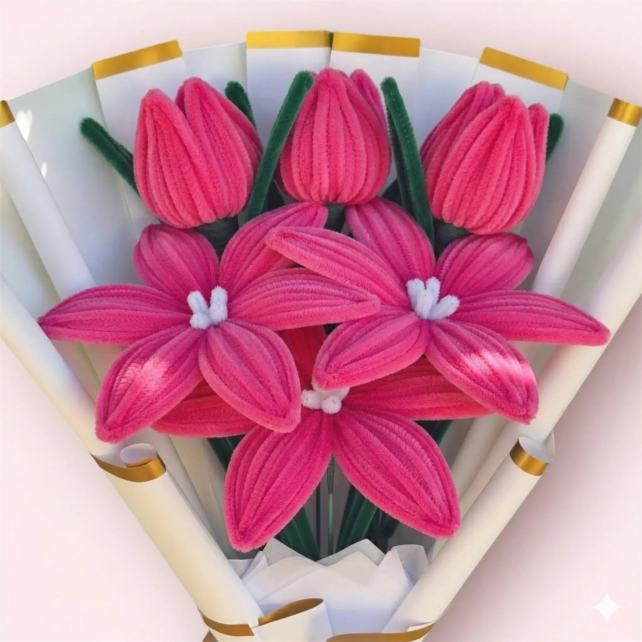 Ramo de 3 Lirios y 3 Tulipanes