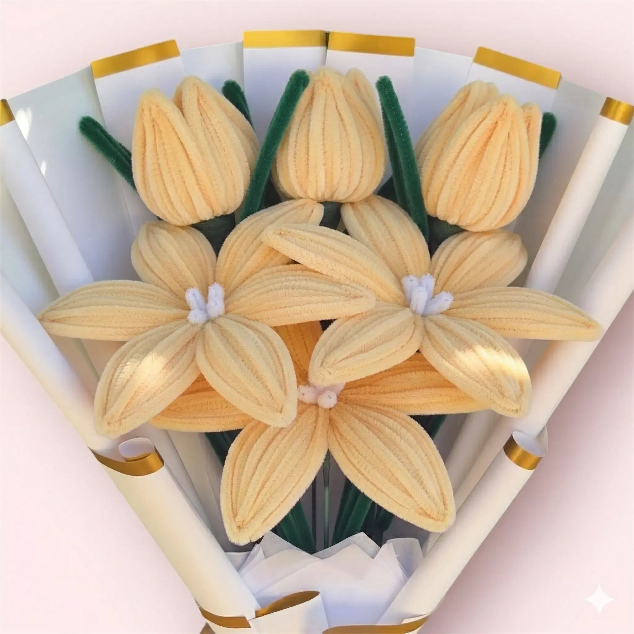 Ramo de 3 Lirios y 3 Tulipanes
