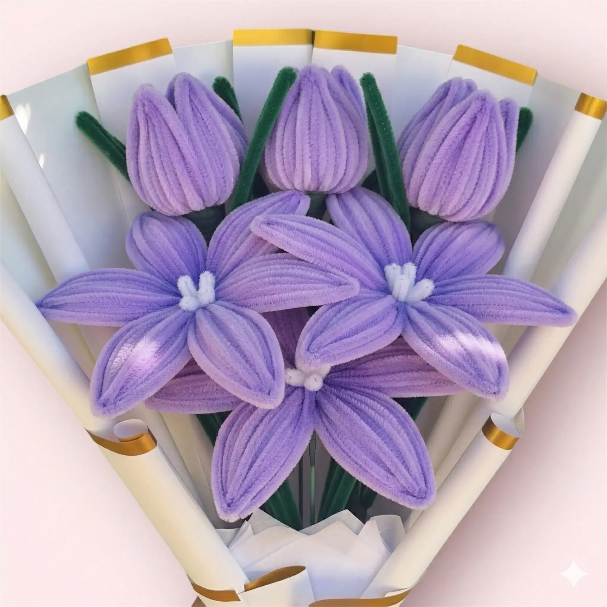 Ramo de 3 Lirios y 3 Tulipanes