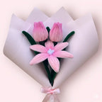 Ramo de 1 Lirio y 2 Tulipanes