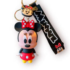 Llavero Mickey Mouse y Minnie Mouse 3D (Colección Disney)
