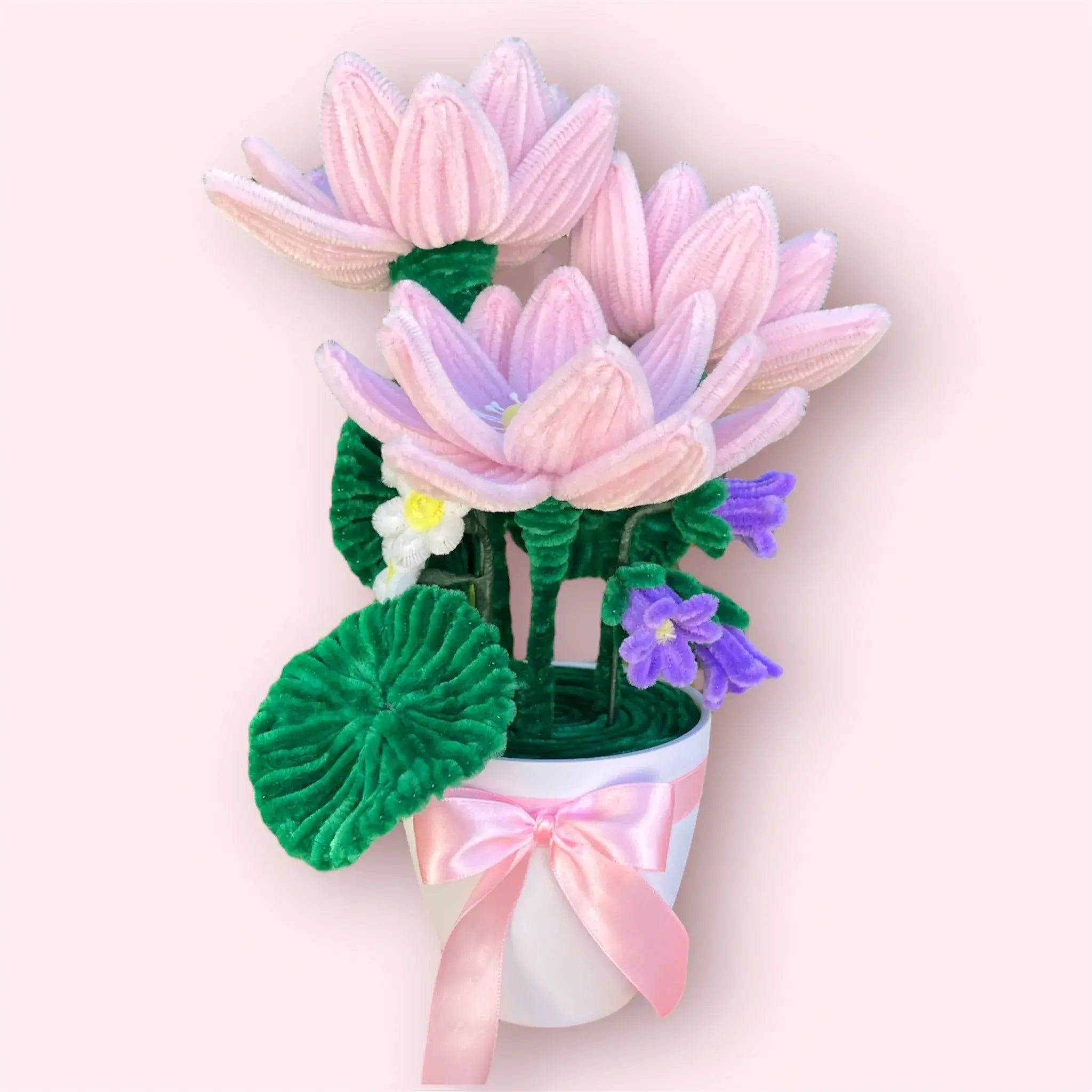 Macetero de 3 Flor de Loto