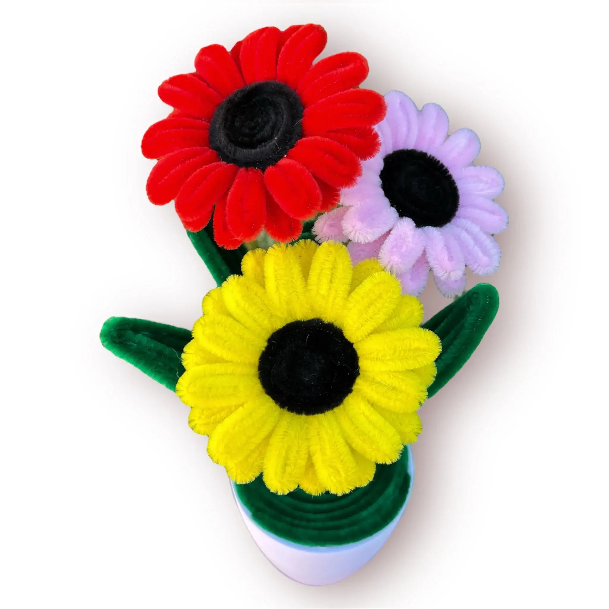 Macetero de 3 Gerberas