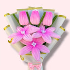 Ramo de 3 Lirios y 3 Tulipanes