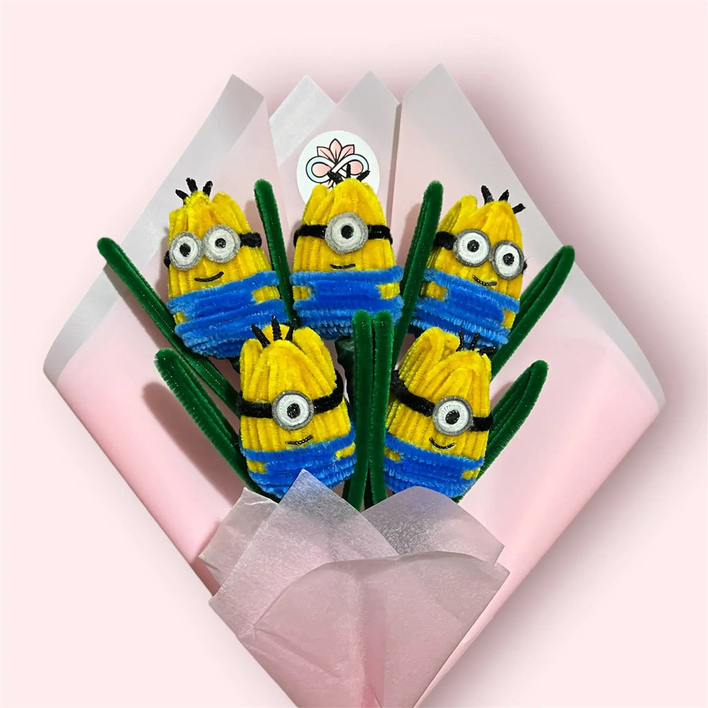 Ramo tulipanes Minions