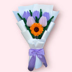 Ramo de 1 Girasol y 5 Tulipanes