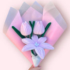 Ramo de 1 Lirio y 2 Tulipanes