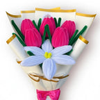 Ramo de 1 Lirio y 5 Tulipanes