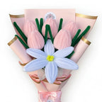 Ramo de 1 Lirio y 5 Tulipanes