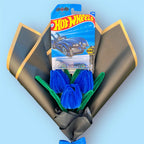 Ramo de Hot Wheels y 3 Tulipanes