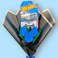 Ramo de Hot Wheels y 3 Tulipanes