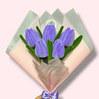 Ramo_5_tulipanes_lila_rosa