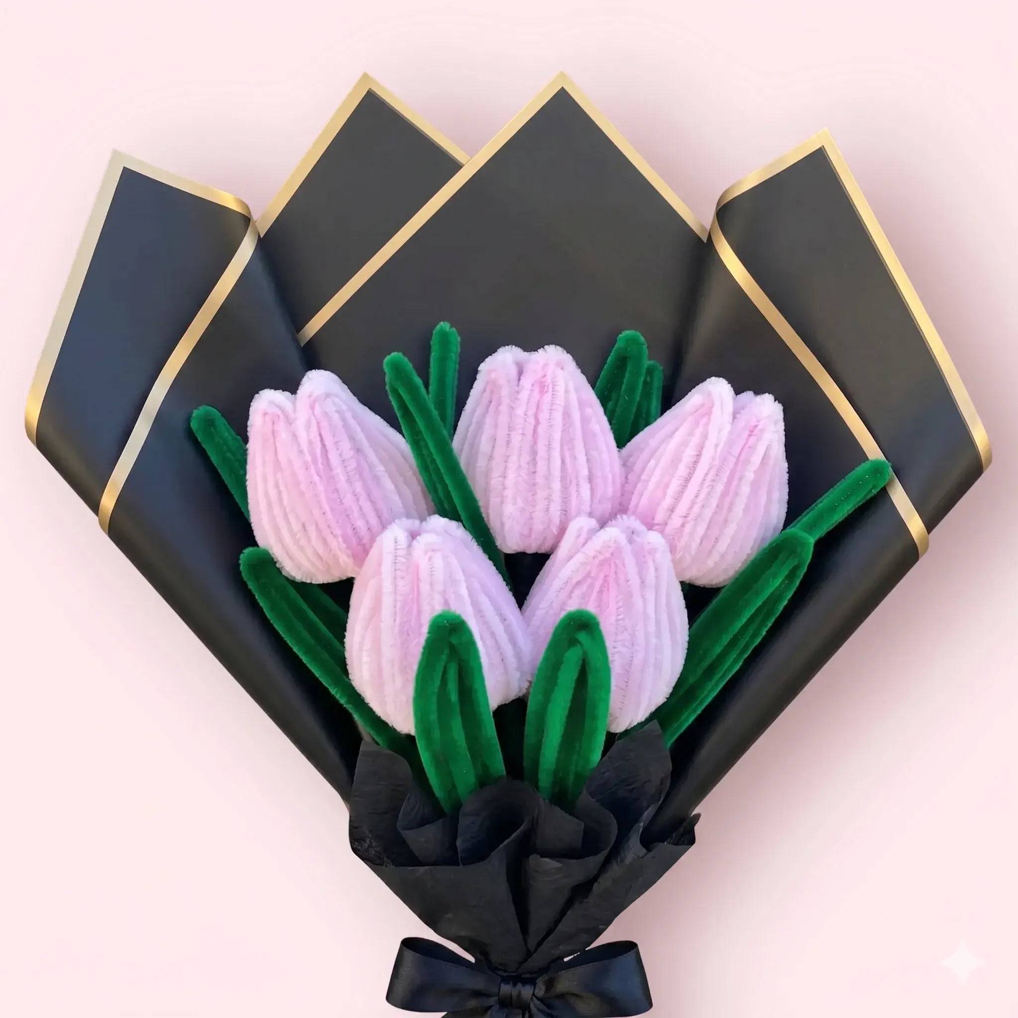 Ramo_5_tulipanes_rosa_negro