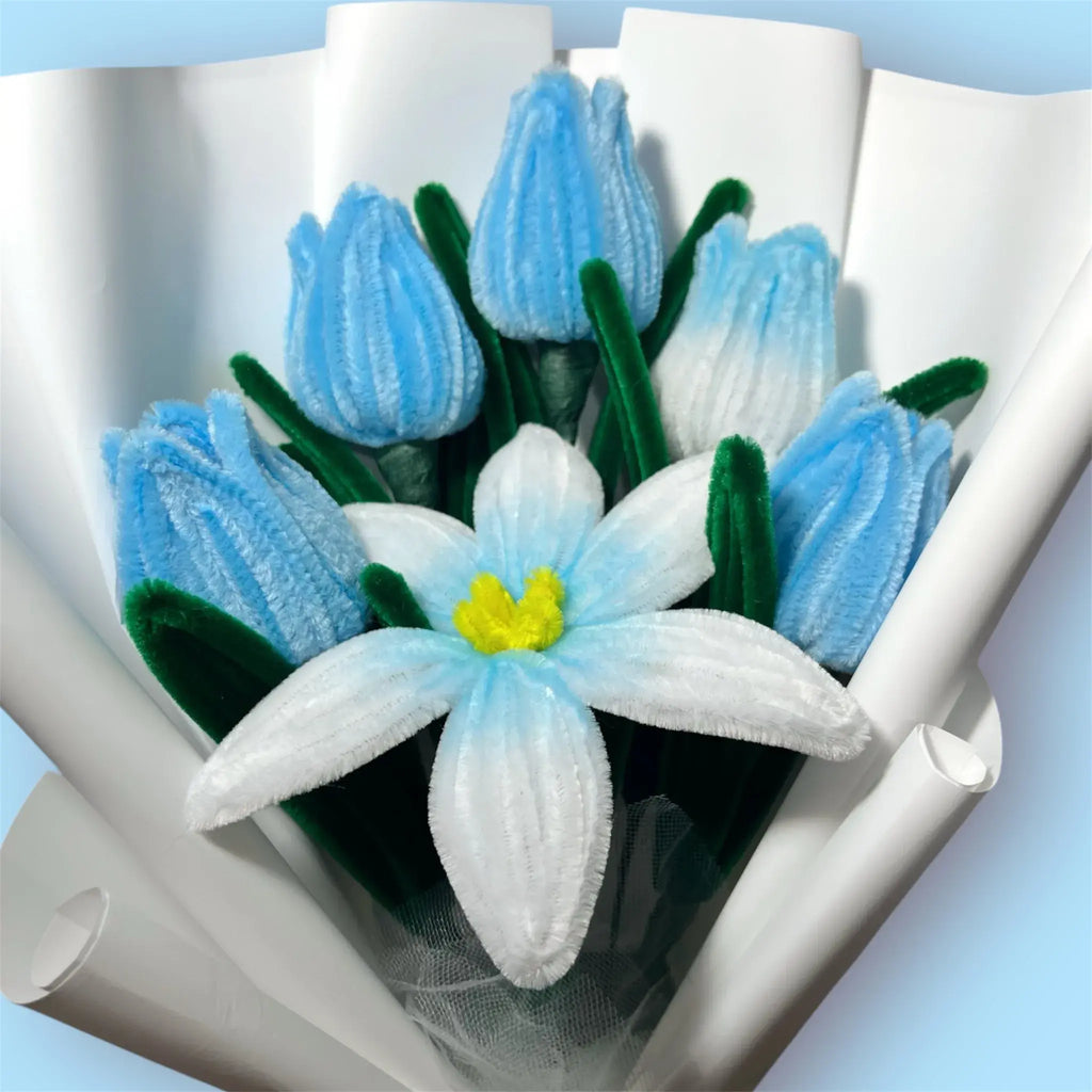 Ramo de 1 Lirio y 5 Tulipanes