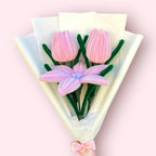 Ramo de 1 Lirio y 2 Tulipanes