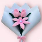 Ramo de 1 Lirio y 2 Tulipanes