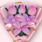 Ramo de 3 Lirios y 3 Tulipanes