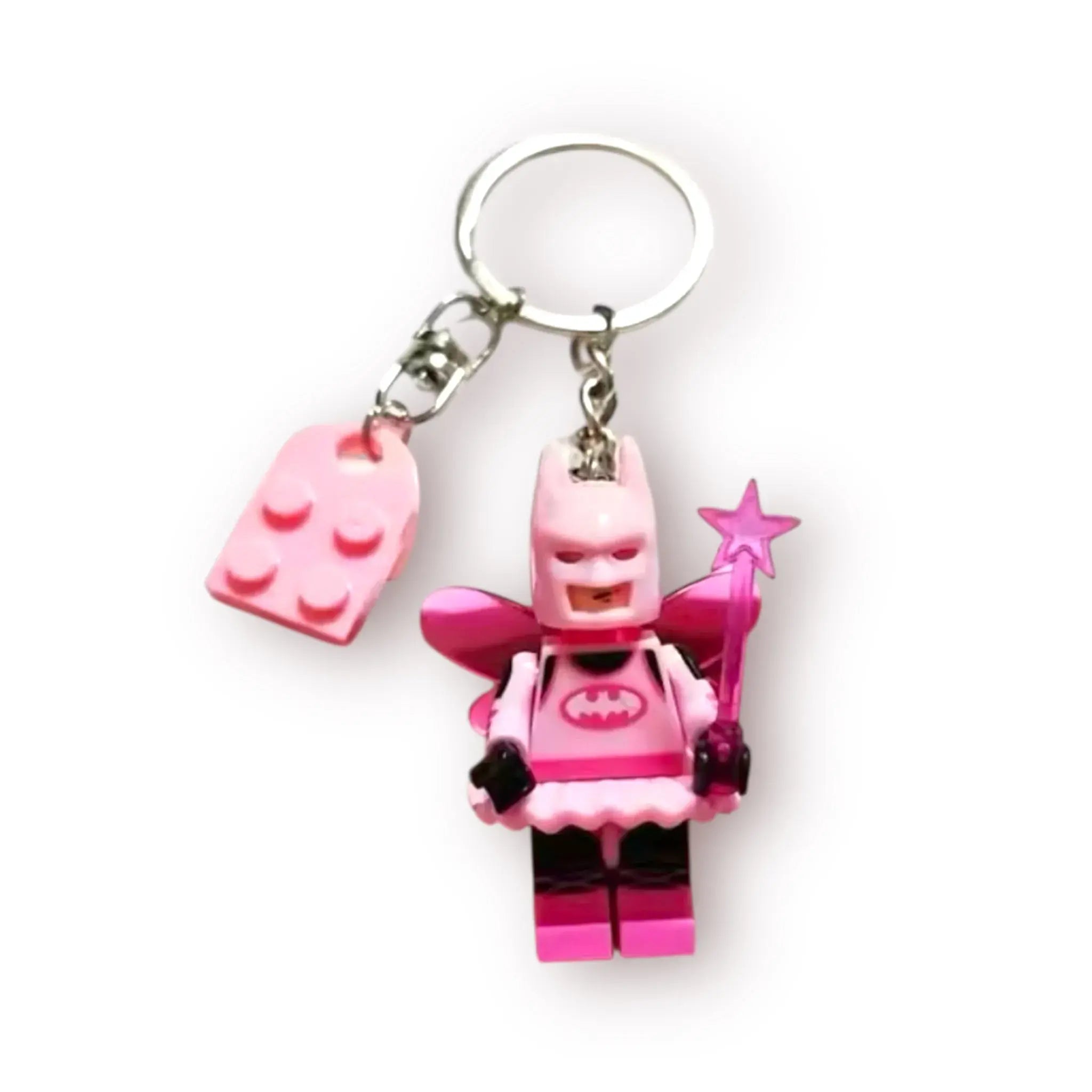 Set llaveros Batman y Batgirl (Colección Lego)