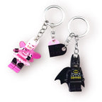 Set llaveros Batman y Batgirl (Colección Lego)