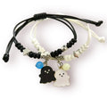 Set pulseras de fantasmitas con esfera luminosa