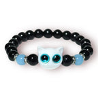 Set pulseras gatos neón