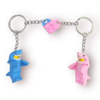 Set llaveros tiburones (Colección Lego)