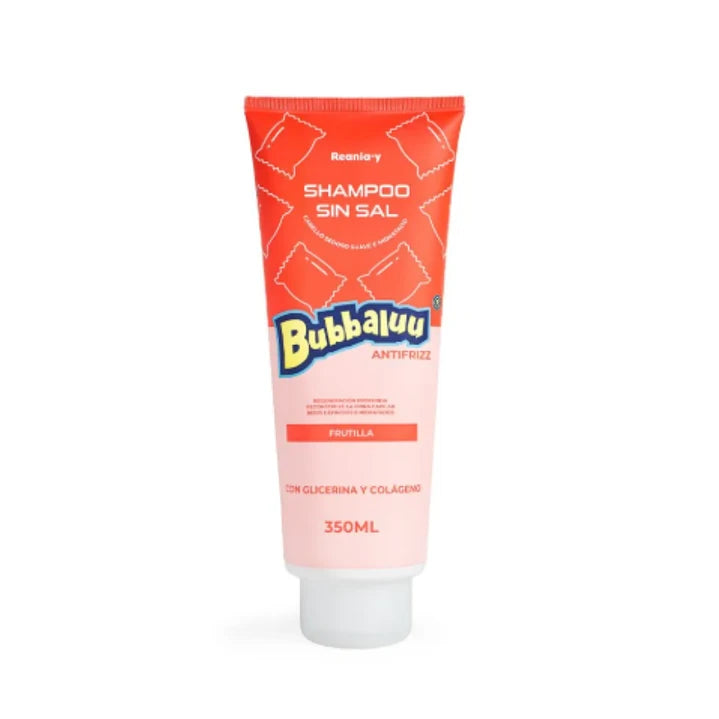 Set Capilar Shampoo y Bálsamo Acondicionador Bubbaluu 350ml - Frutilla