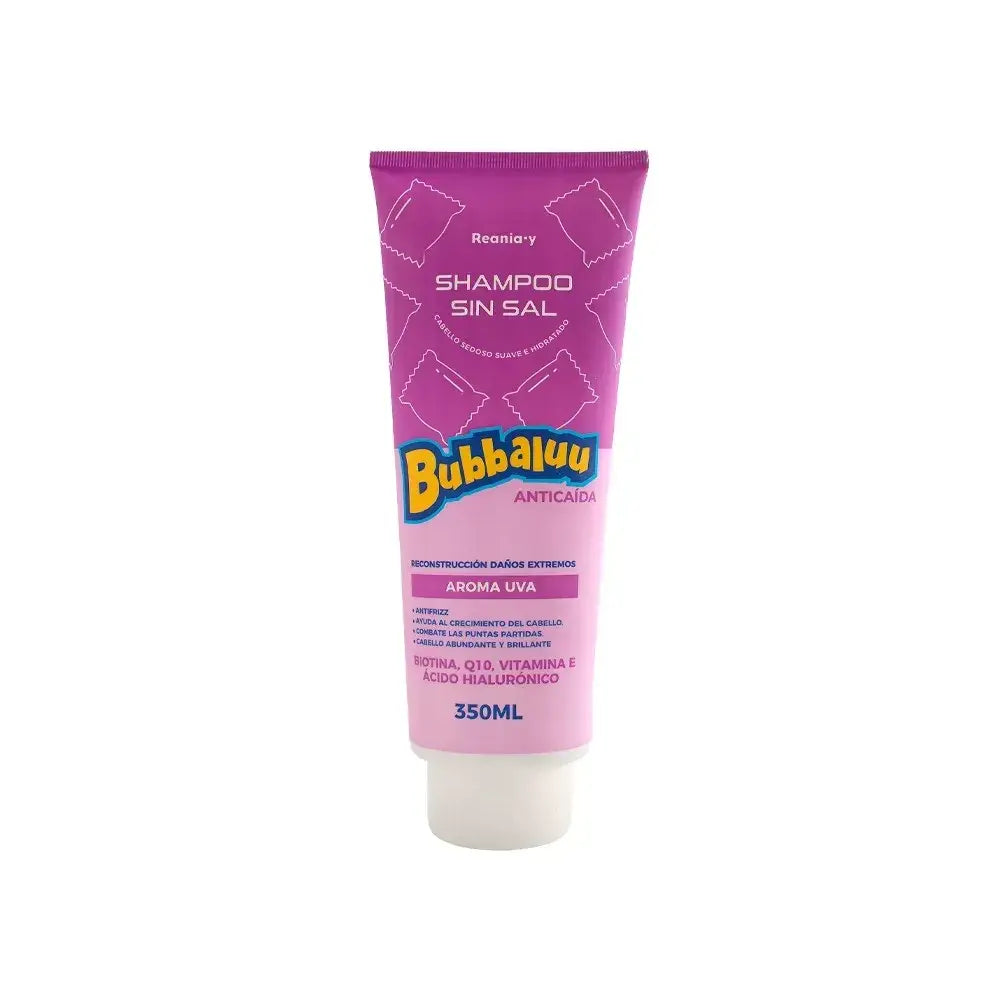 Set Capilar Shampoo y Bálsamo Acondicionador Bubbaluu - Uva
